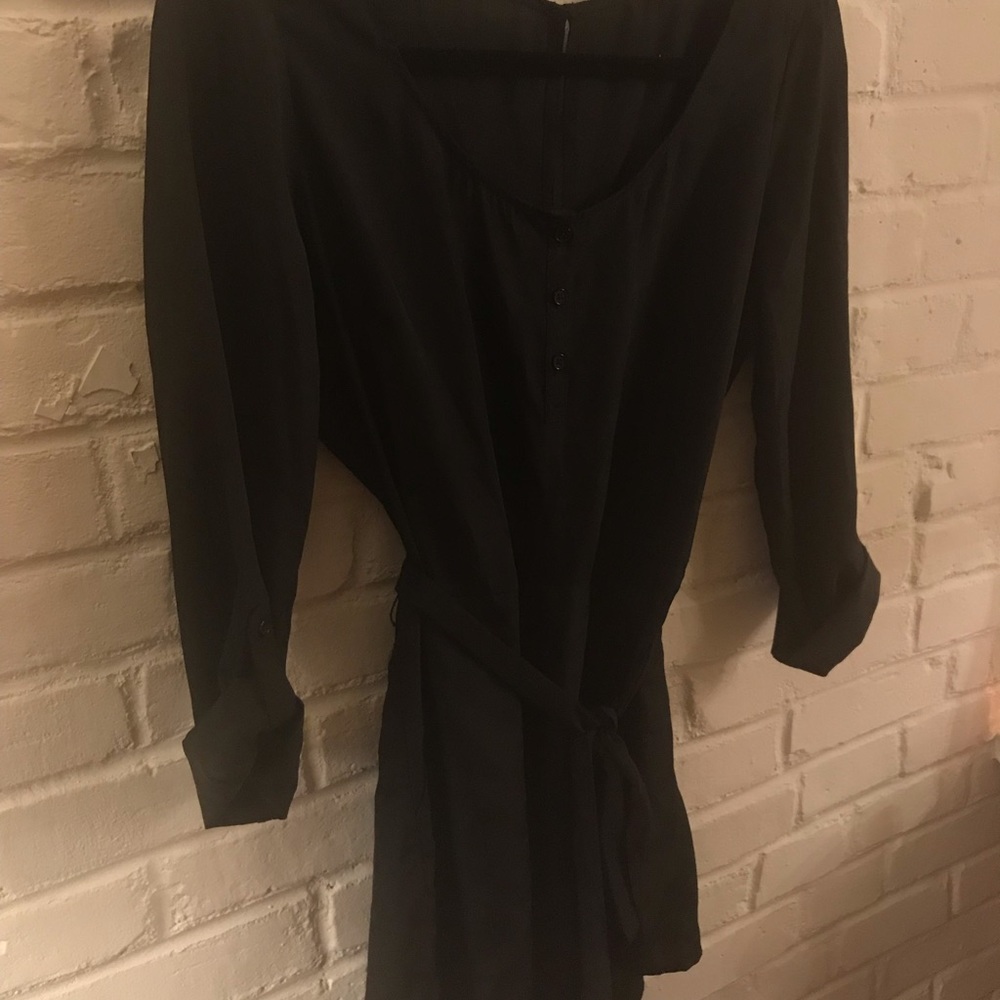 JACK by BB Dakota - black romper with tie